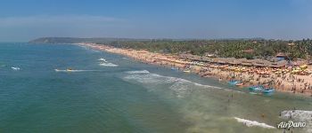 Indian Ocean near Calangute Beach Indian Ocean near Calangute Beach