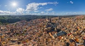 Toledo Cathedral. Panorama of Toledo