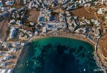 Above the Ornos Beach