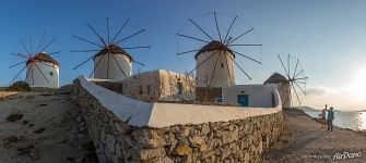 Mykonos windmills