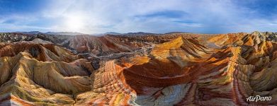 Danxia Colorful Mountains, China