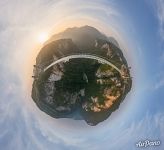 Zhangjiajie Glass Bridge. Planet