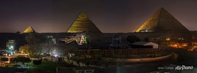 Pyramids and Sphinx