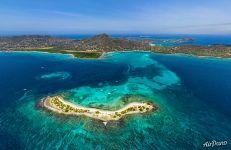 Sandy Island and Carriacou Island