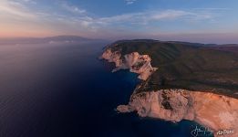 Sunset view, Navagio cliffs