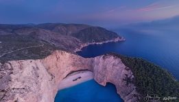 Blue hour over Navagio (Agios Georgios) Blue hour over Navagio (Agios Georgios)