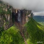 At the bottom of waterfall