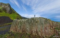 At the Giant’s Causeway