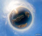 Komodo island. Planet Komodo island. Planet