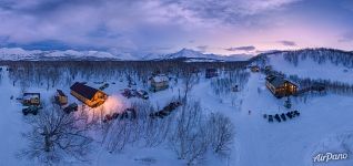 Evening at the Snow Valley