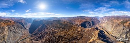 Above Katu-Yaryk Pass and Chulyshman River