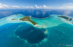 The lagoon of Tetiaroa