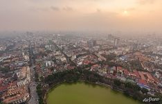 Above Hoàn Kiếm Lake