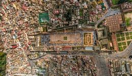 Lalla Aouda Square from an altitude of 200 meters