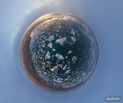 Jokulsarlon glacial lagoon. Planet