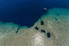 Blue Holes, top view