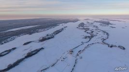 Kizhi island in winter