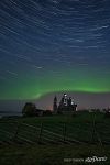 Northern lights above Kizhi