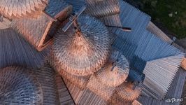 Cupolas of the Church of the Transfiguration of the Kizhi Pogost