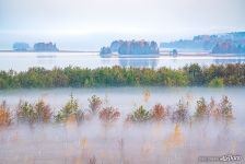 Fog over Kizhi Island