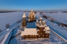 Kizhi Pogost in winter