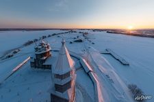 Pogost of Kizhi in winter Pogost of Kizhi in winter