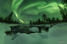 Northern lights, Kola Peninsula