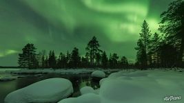 Northern lights, Kola Peninsula