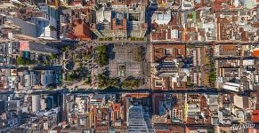 Above the Plaza de la Constitución