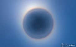 Thick fog over the Danube. Planet Thick fog over the Danube. Planet