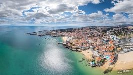 Coast view of Cascais