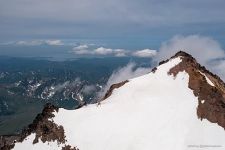 Wedding atop a volcano. Kamchatka