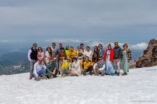 Wedding atop a volcano. Kamchatka Wedding atop a volcano. Kamchatka