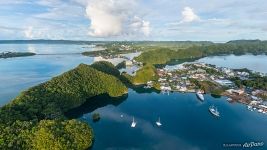 Ngerchaol Island from above