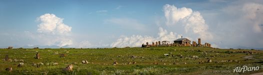 An ancient cemetery on the horizon