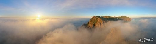 Fog over Cape Khoboy