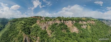 Tatev Monastery at the edge of the cliff