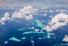 Maldives from above