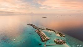 Intercontinental Maldives at sunset 1 Intercontinental Maldives at sunset 1