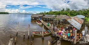 Houses of Warao, Delta of Orinoco River, Venezuela 3 Houses of Warao, Delta of Orinoco River, Venezuela 3