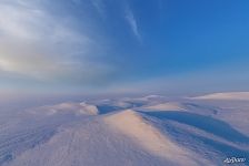 Winter morning on the Polar Urals #3 Winter morning on the Polar Urals #3