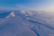 Winter morning on the Polar Urals #2 Winter morning on the Polar Urals #2