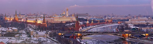 Moscow Kremlin in winter