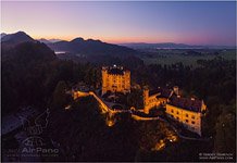 Germany, Hohenschwangau Castle. West side