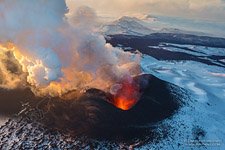 Ploskiy Tolbachik volcano eruption #1