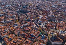 Bird's eye view of Madrid #5 Bird's eye view of Madrid #5