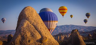 Balloons above Cappadocia #1 Balloons above Cappadocia #1
