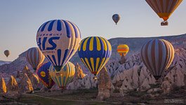 Balloons above Cappadocia #3