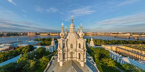 Smolny Cathedral. Panorama