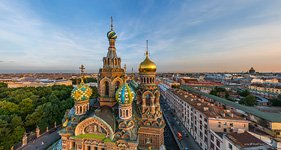 Church of the Savior on Blood at sunset